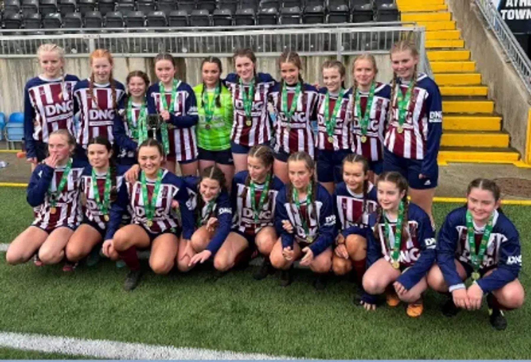 DNG Lyons & Bracken / Presentation College Girls Soccer Team - DNG Estate Agents