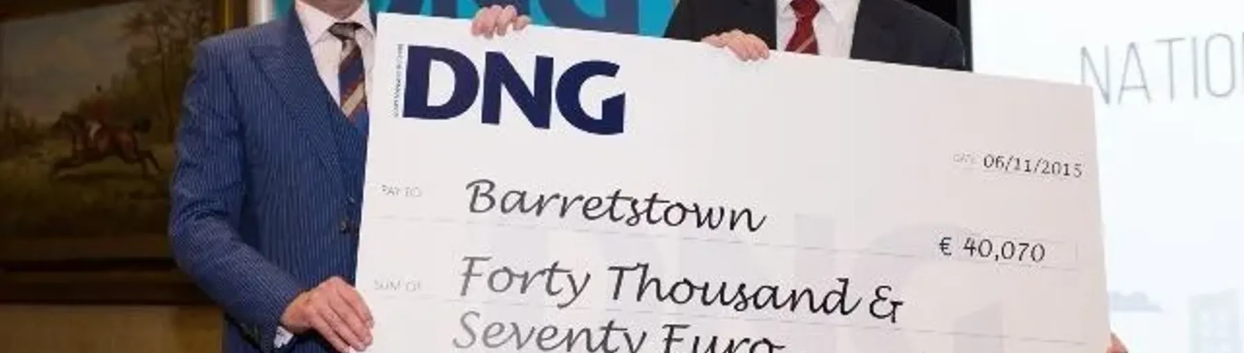 DNG supporting Barretstown - DNG Estate Agents