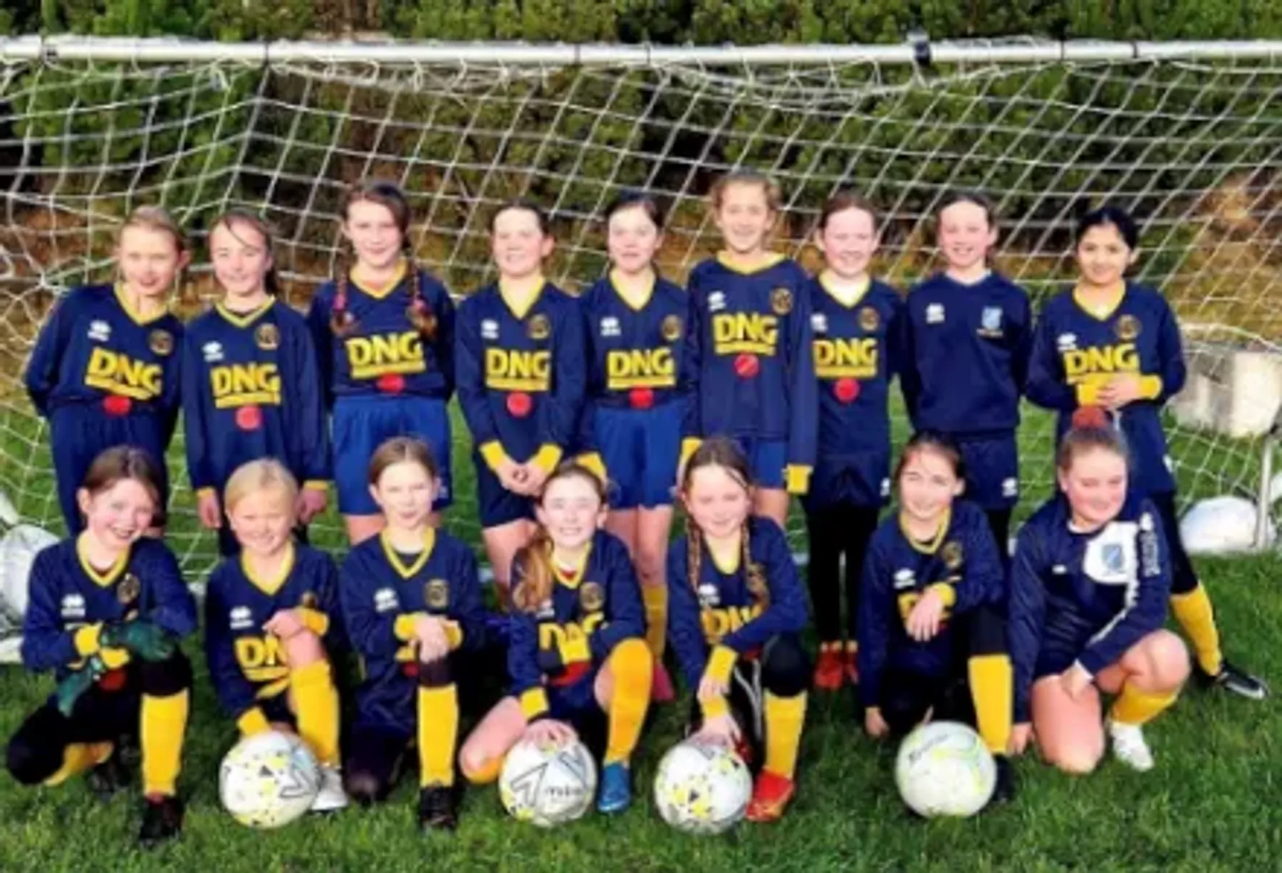 DNG Martin O'Connor / Oughterard AFC Football Club Comets Girls - DNG Estate Agents