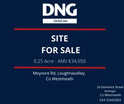 Site For Sale, Moyvore Road, Loughnavalley, Co Westmeath - DNG