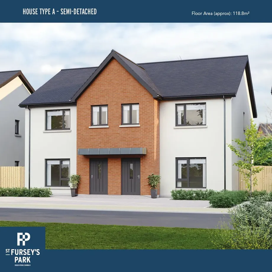 House Type A - 3 Bed Semi-Detached, St Furseys Park, Dublin Road, Dundalk, Co. Louth - DNG Estate Agents