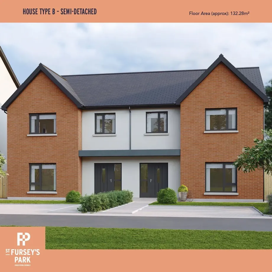 House Type B - 4 Bed Semi-Detached, St Furseys Park, Dublin Road, Dundalk, Co. Louth - DNG Estate Agents