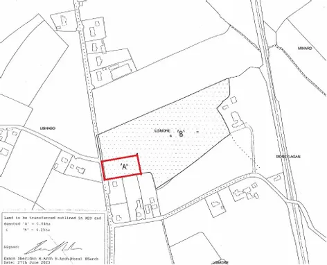 Site At Lismore, Newtownforbes, Co. Longford, Folio LD20457F, LD20457F -  DNG