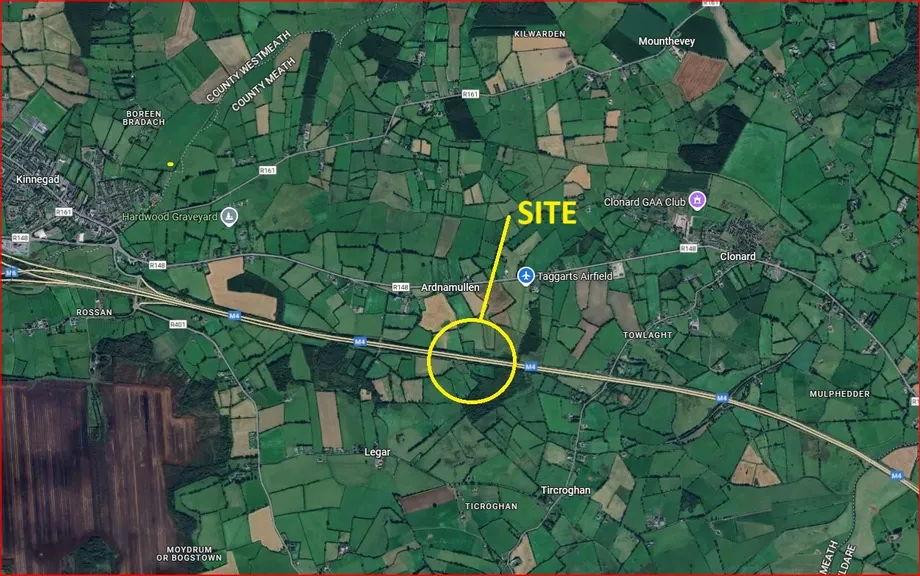 Lands On M4 Ardnamullan, Clonard, Co. Meath, Folio MH53668, MH53668 - DNG Estate Agents