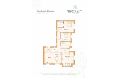 3 Bed Detached Bungalow Type C, Turner Way, Coolcotts Lane, Wexford Town - DNG