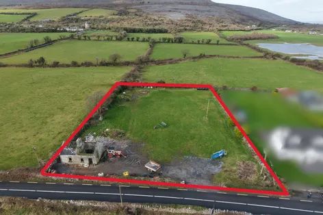 Derelict Cottage On 1 Acre, Newtown, Ballyvaughan, Co. Clare - DNG