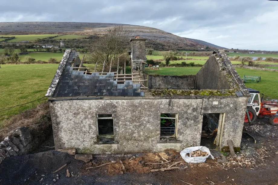 Derelict Cottage On 1 Acre, Newtown, Ballyvaughan, Co. Clare - DNG Estate Agents