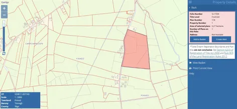 Land At Finnod, Land At Finnod, Easky, Co. Sligo, F260000 -  DNG